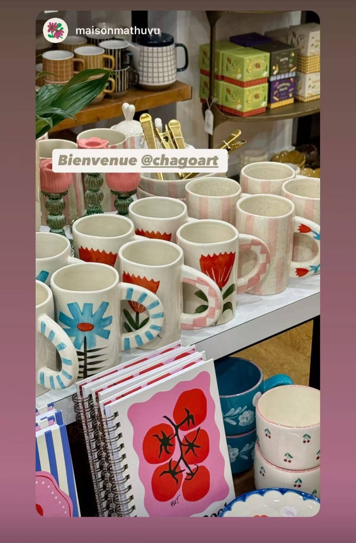 Hand Painted Ceramic Coffee Mug