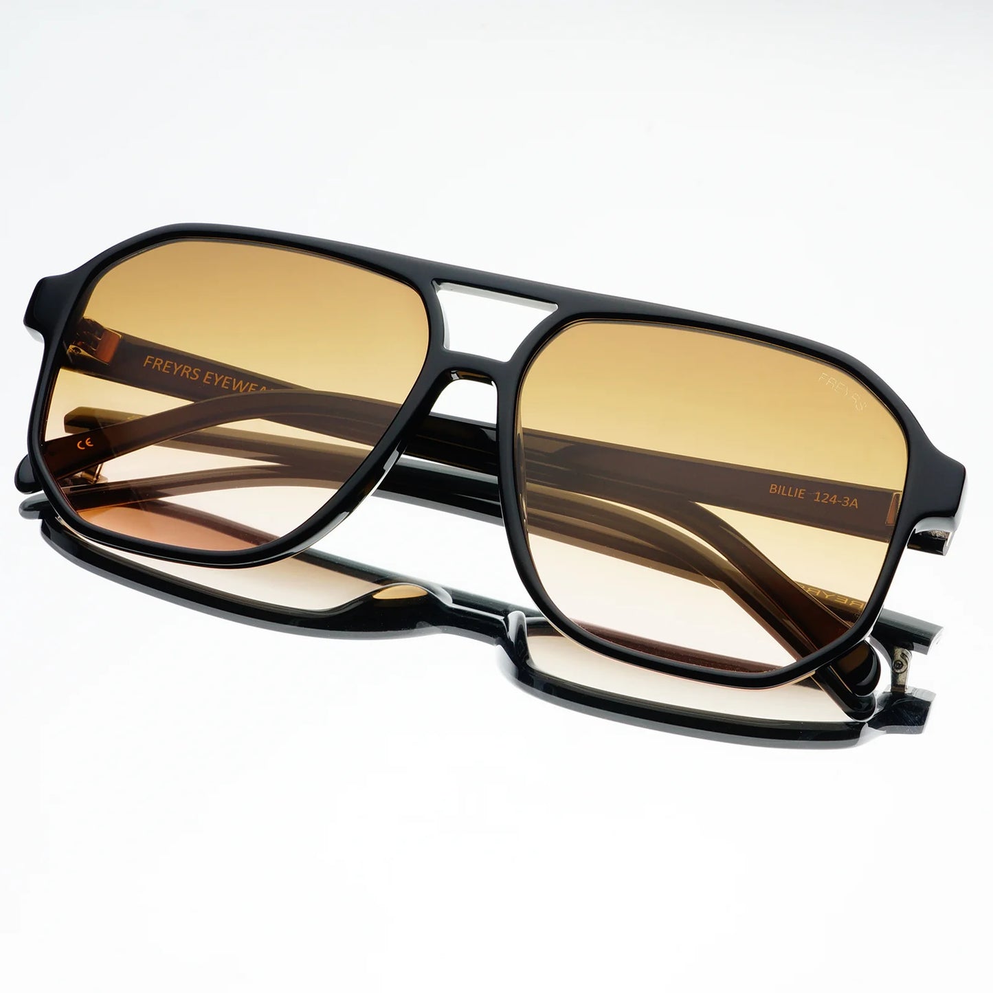 Billie Sunglasses (Black/Brown)
