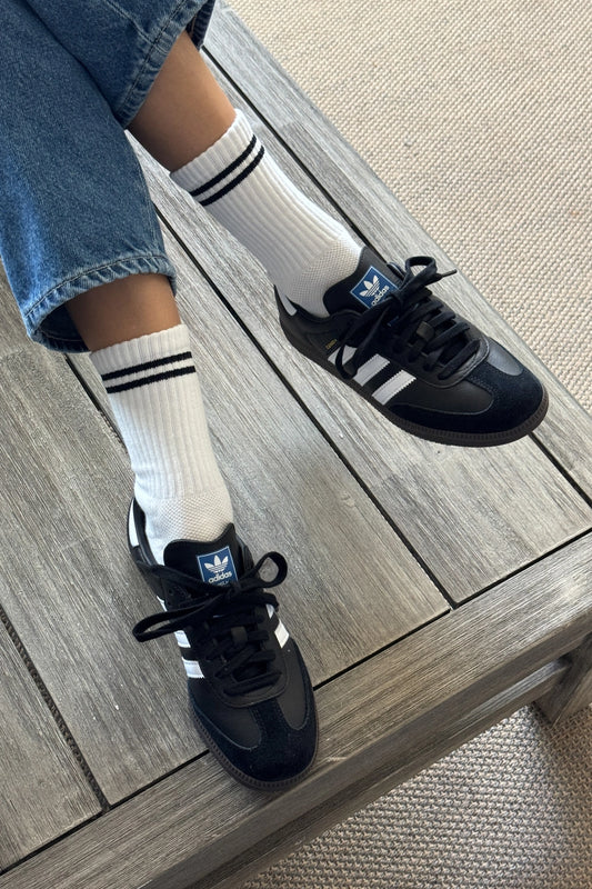 Boyfriend Socks | Classic White