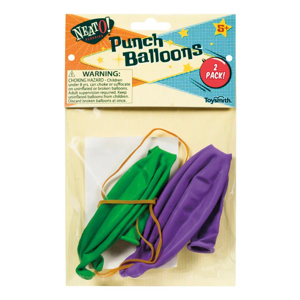 Retro Classic Punch Balloons (Pack of 3)