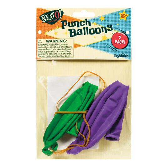 Retro Classic Punch Balloons (Pack of 3)