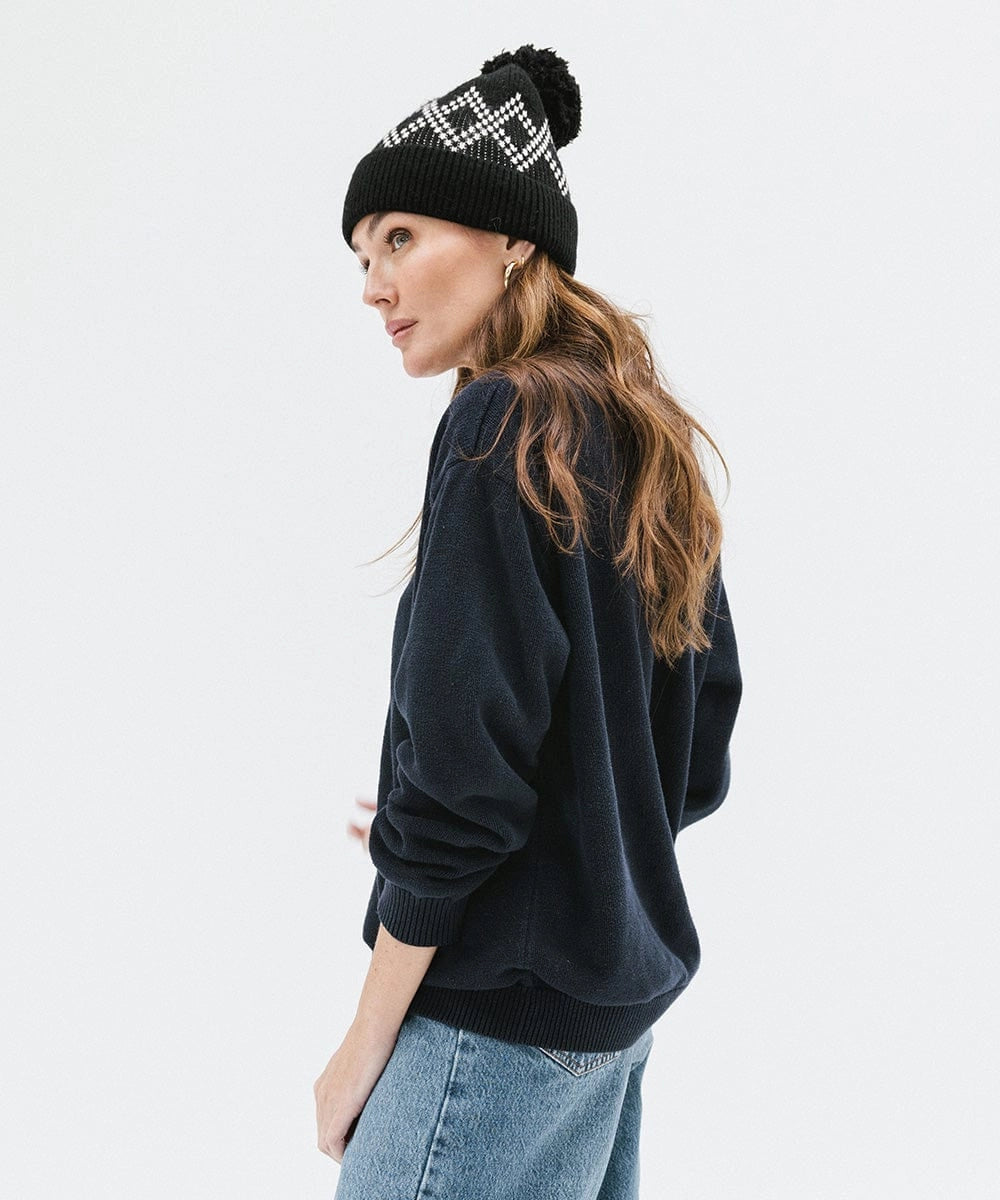 Elio Pom Beanie (Black)