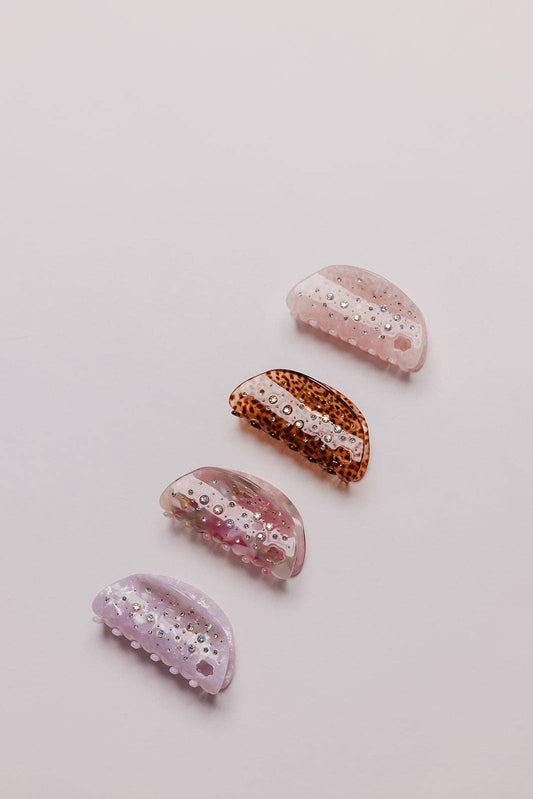 GLITTER MIDI CLAWS