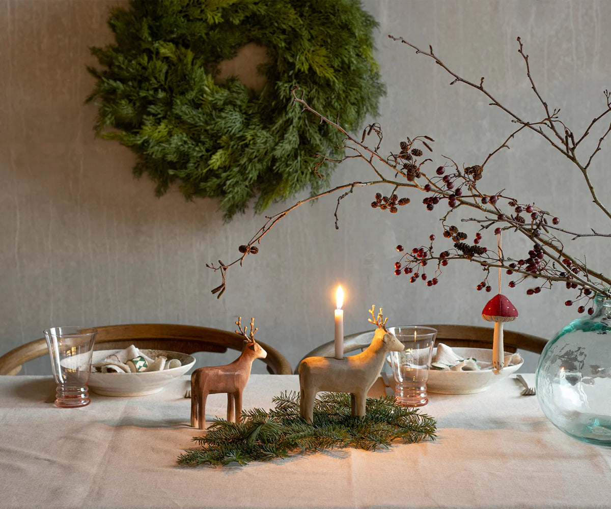 Mushroom Ornament - Red