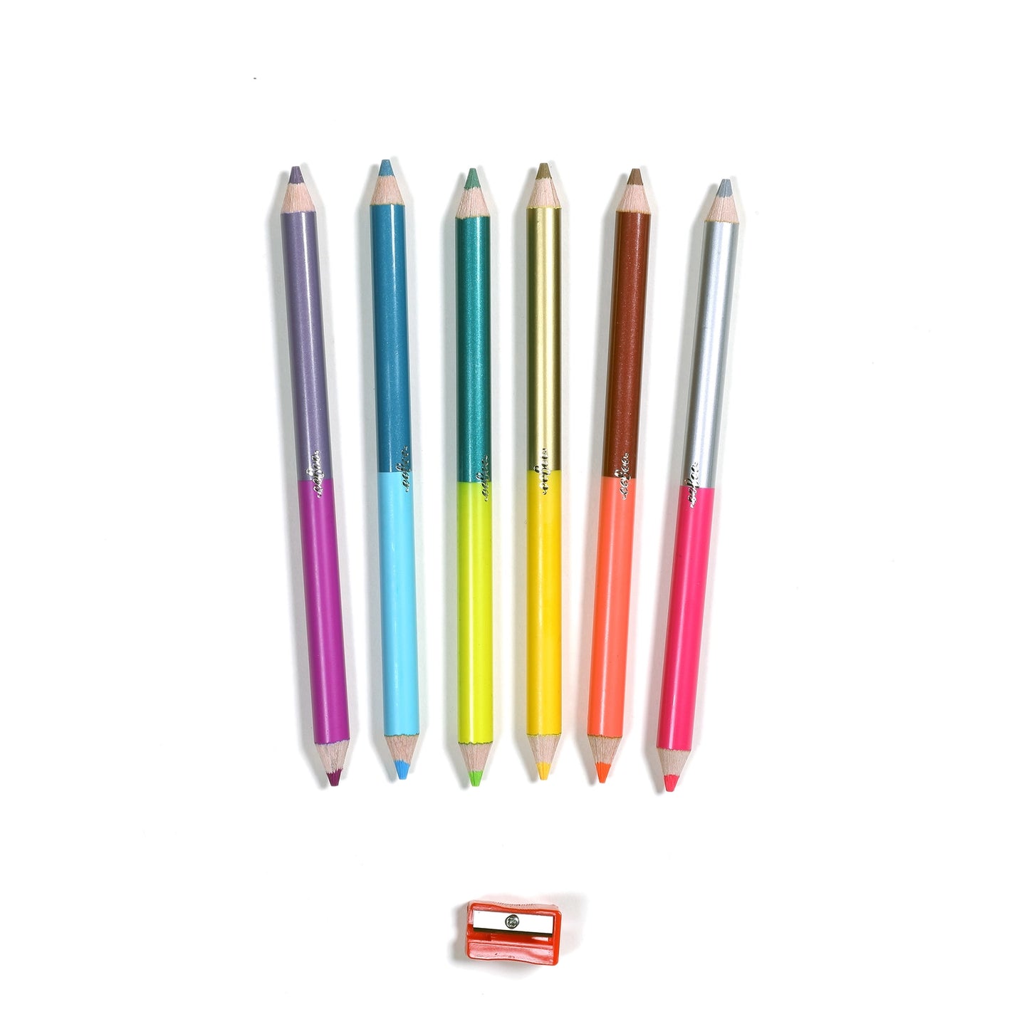 Dinosaur 6 Jumbo Double-Sided Special Pencils