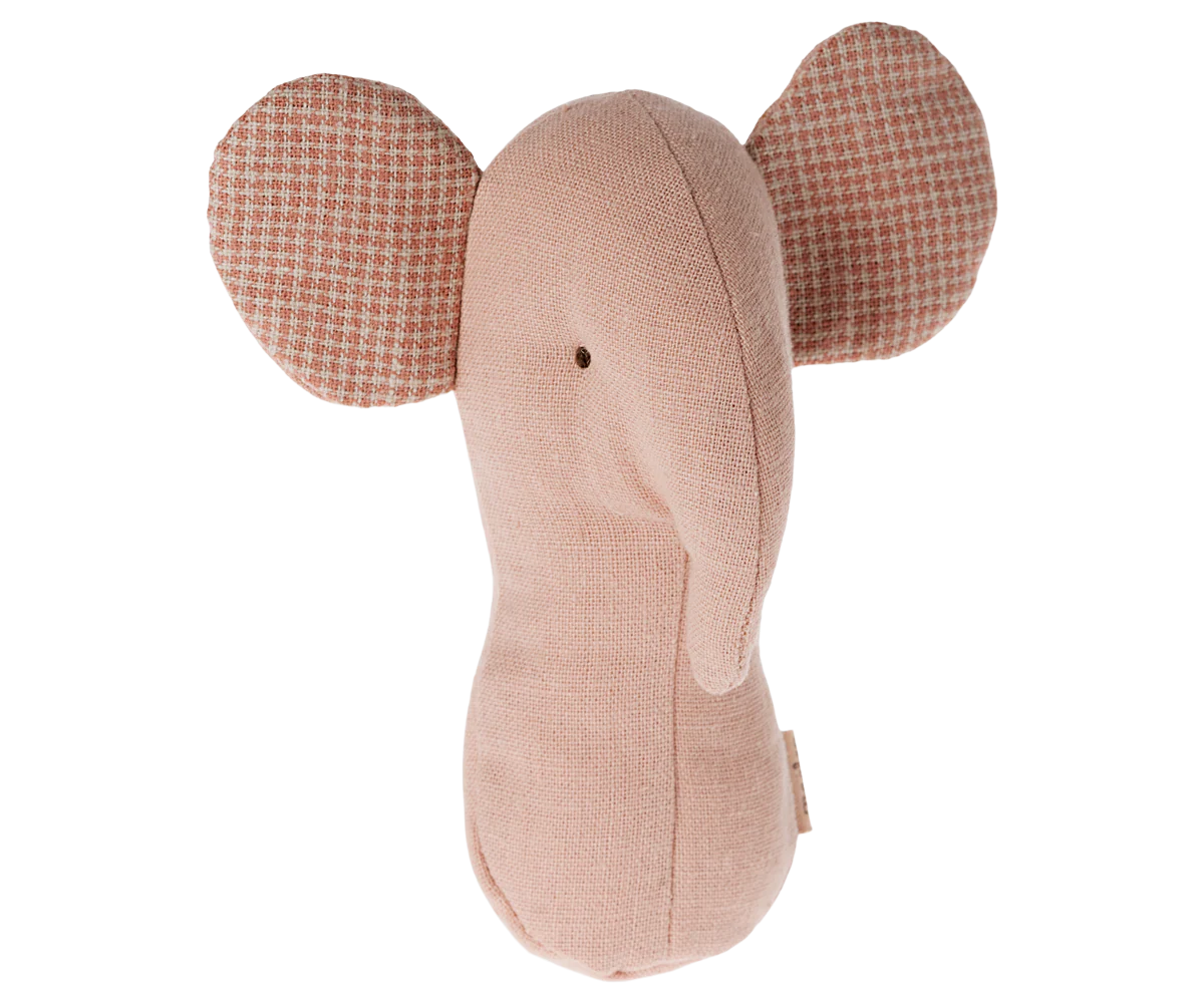 Lullaby Friend Rattles, Elephant - Rose