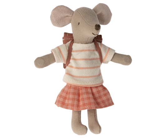 Tricycle Mouse, Big Sister - Coral