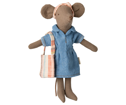 PRE-ORDER Denim dress and bag, Mum mouse (ships in March)