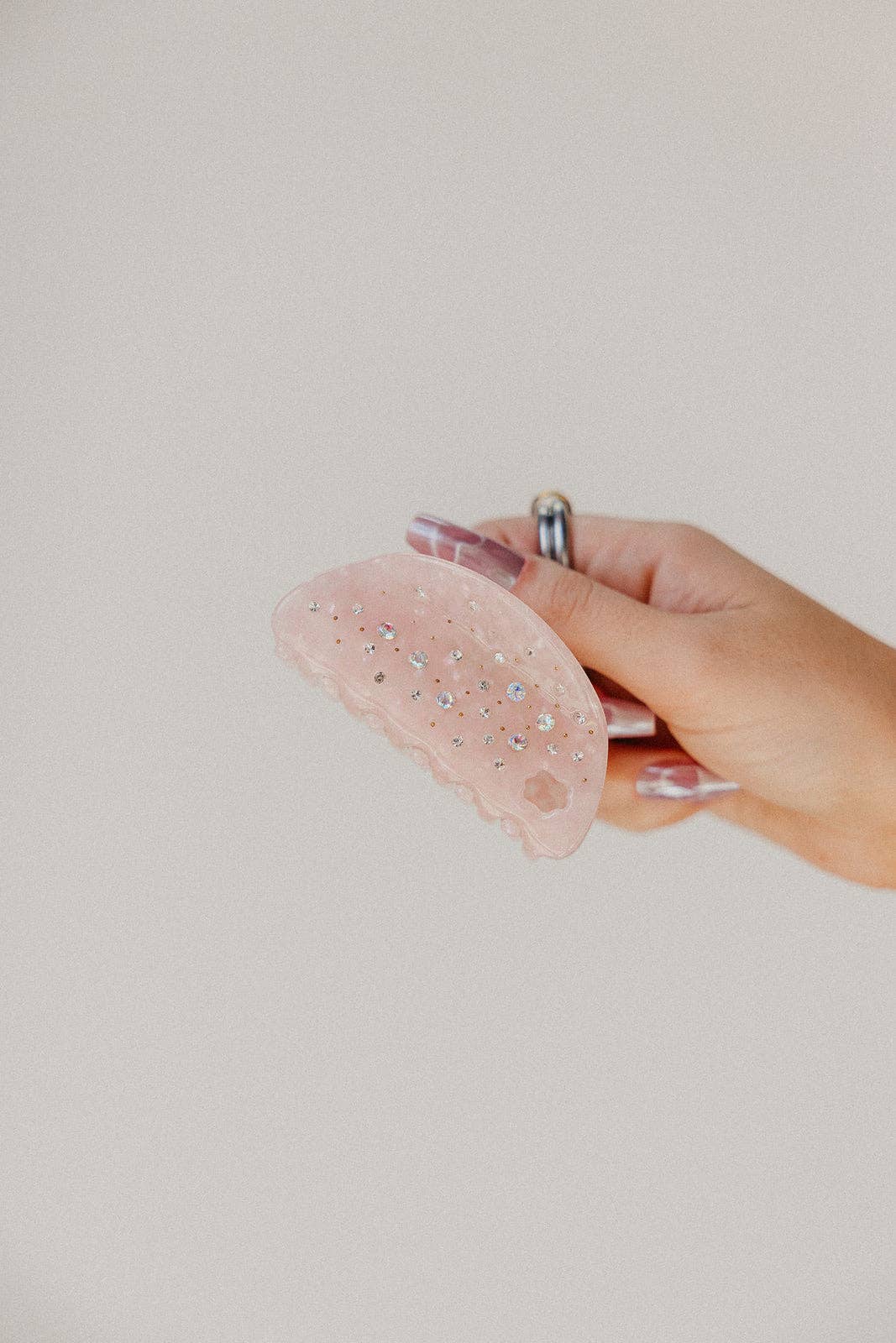 GLITTER MIDI CLAWS
