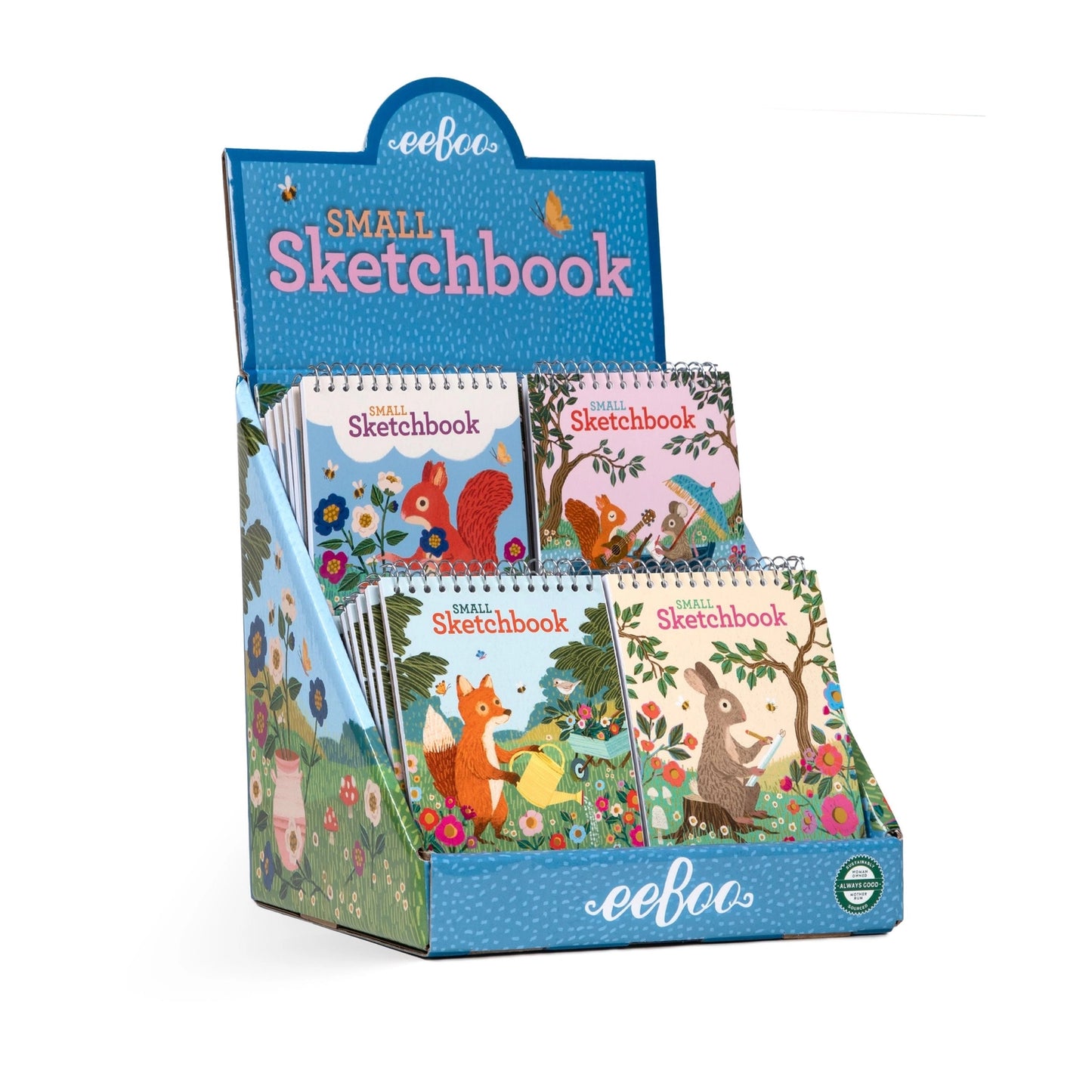 Small Sketchbook Assortment Victoria's Garden - 4 Styles
