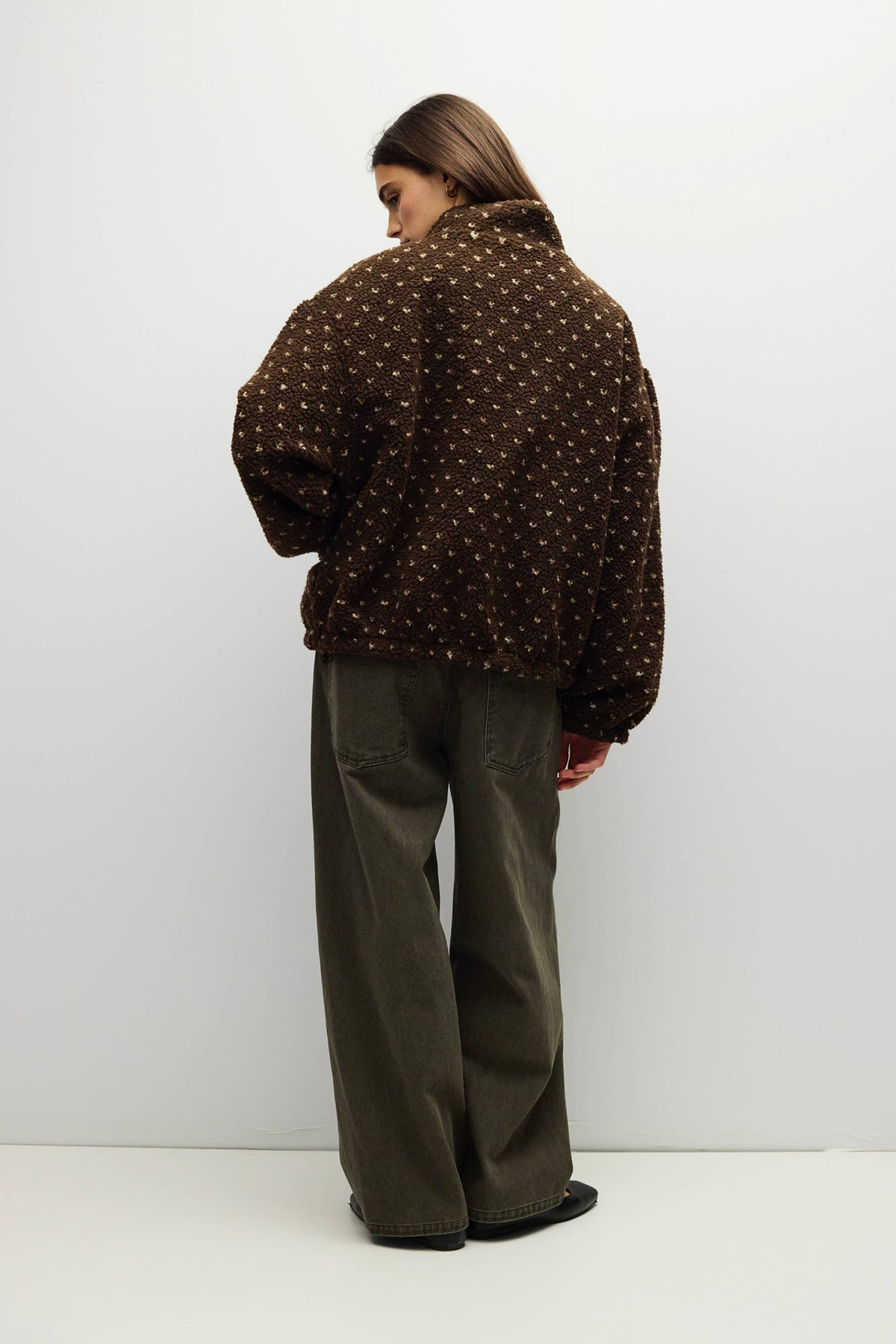 Brown Sherpa Leslie Jacket