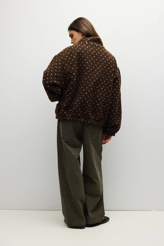 Brown Sherpa Leslie Jacket