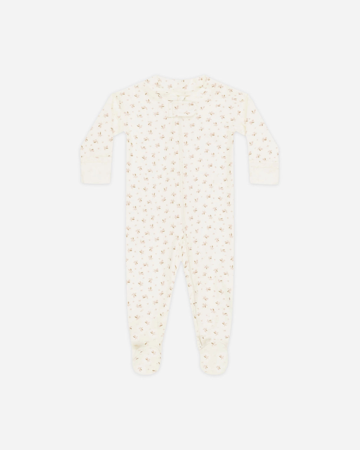Zip Longsleeve Sleeper Footie || Fleur