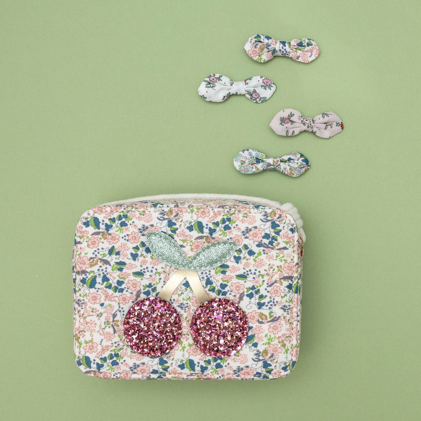 Floral Cherries Purse