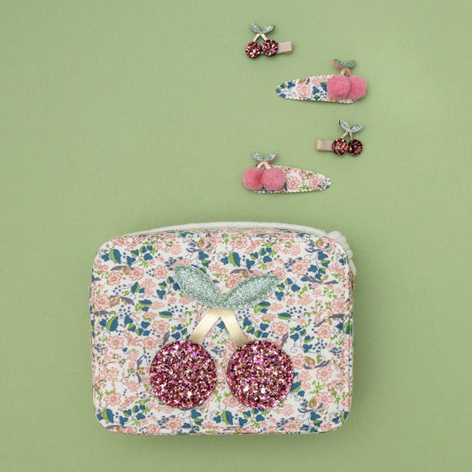 Floral Cherries Purse