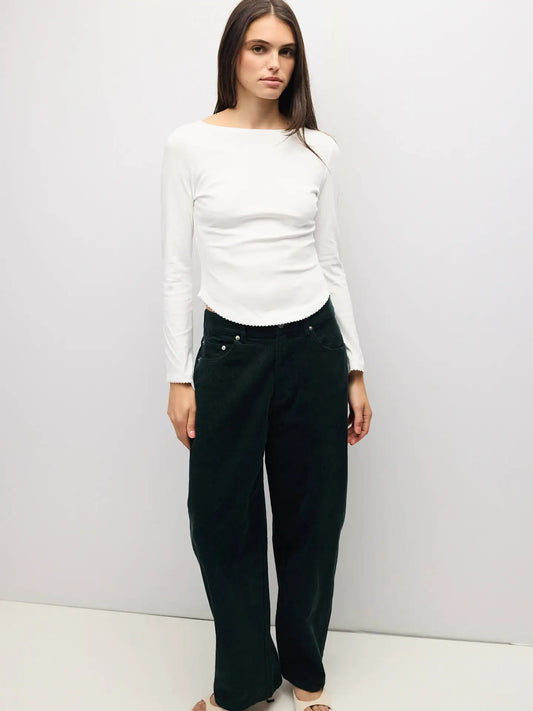 White Janel Top