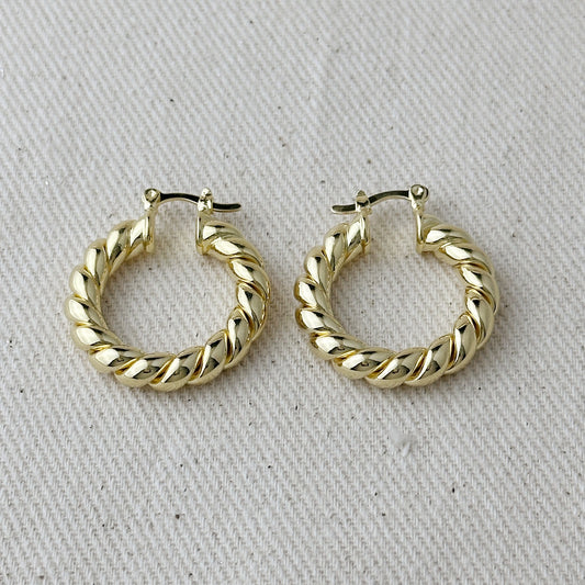 Everly Gold FIll Hoops