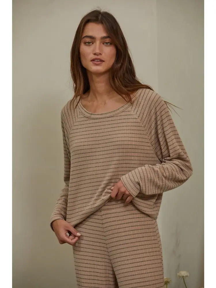 Coffee Date Long Sleeve Top