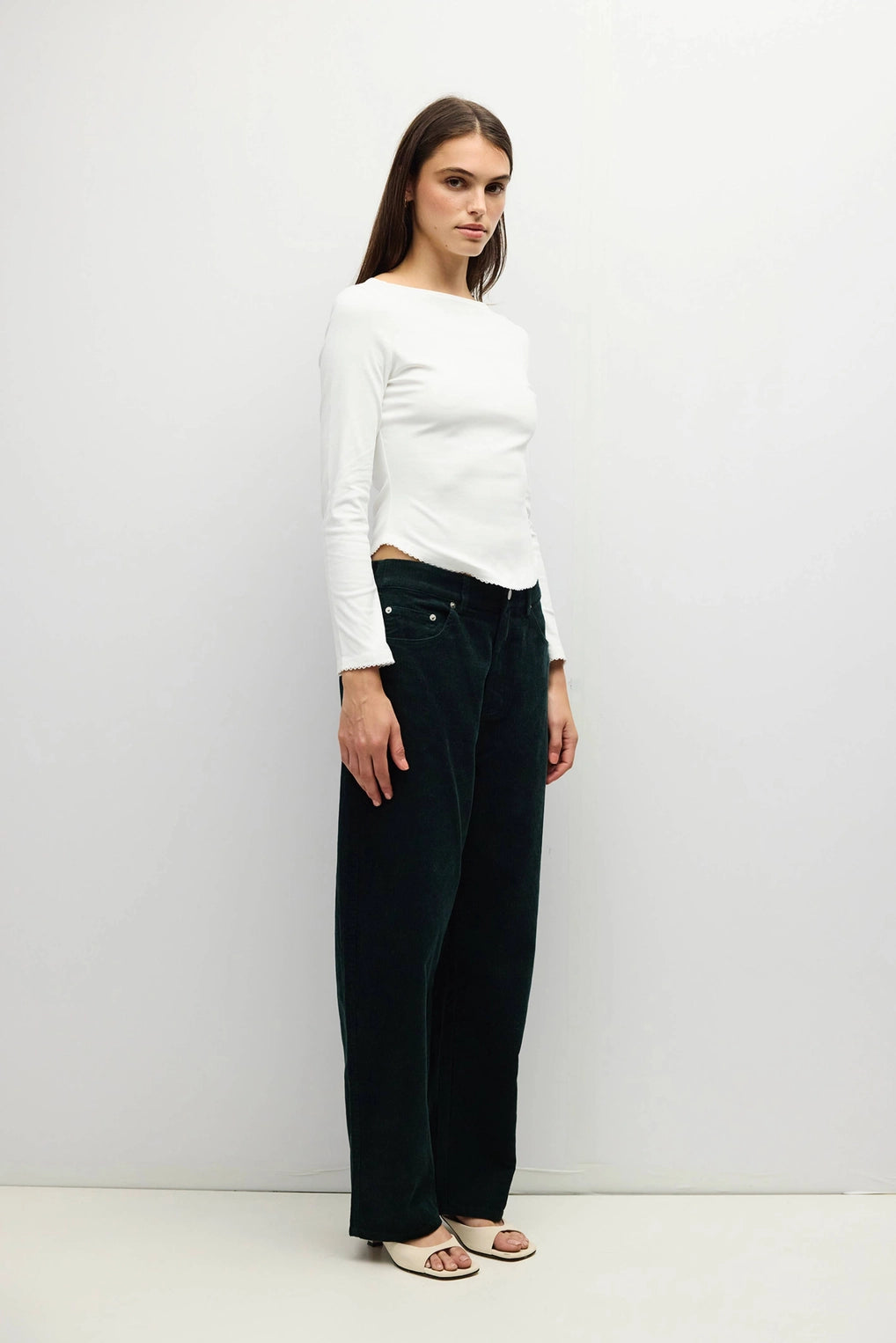 White Janel Top