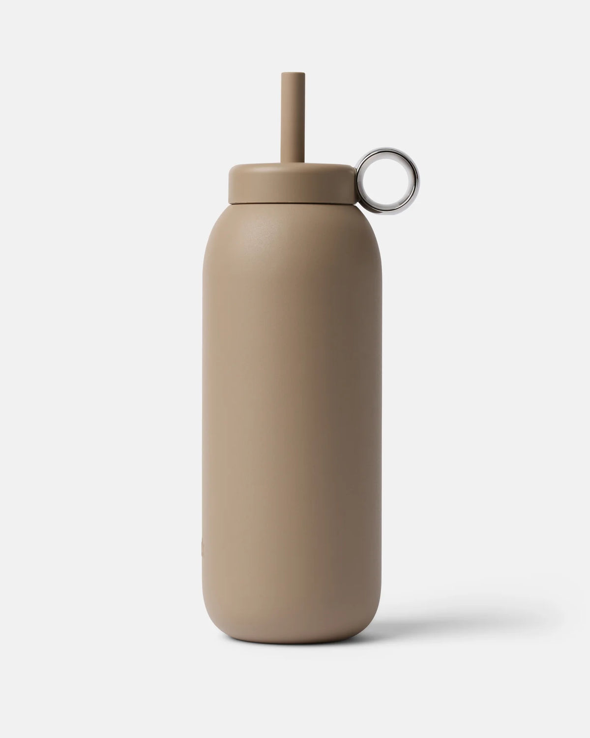 Mocha Stainless Straw Cap