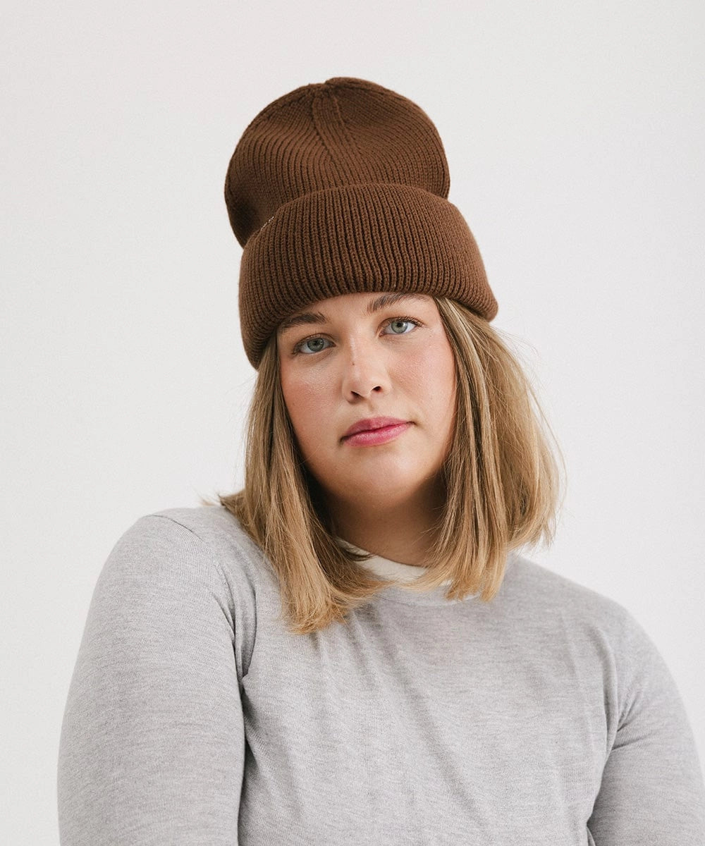 Lou Knit Beanie (Chocolate)