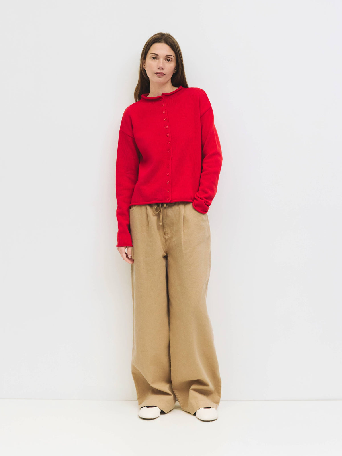 Red Marlo Cardigan