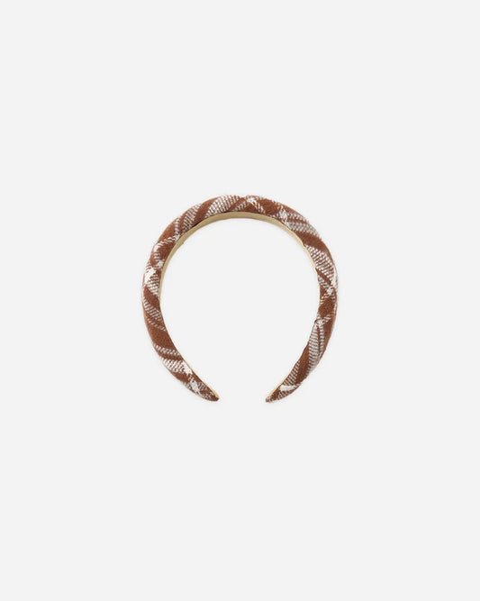 Padded Headband Aspen Plaid
