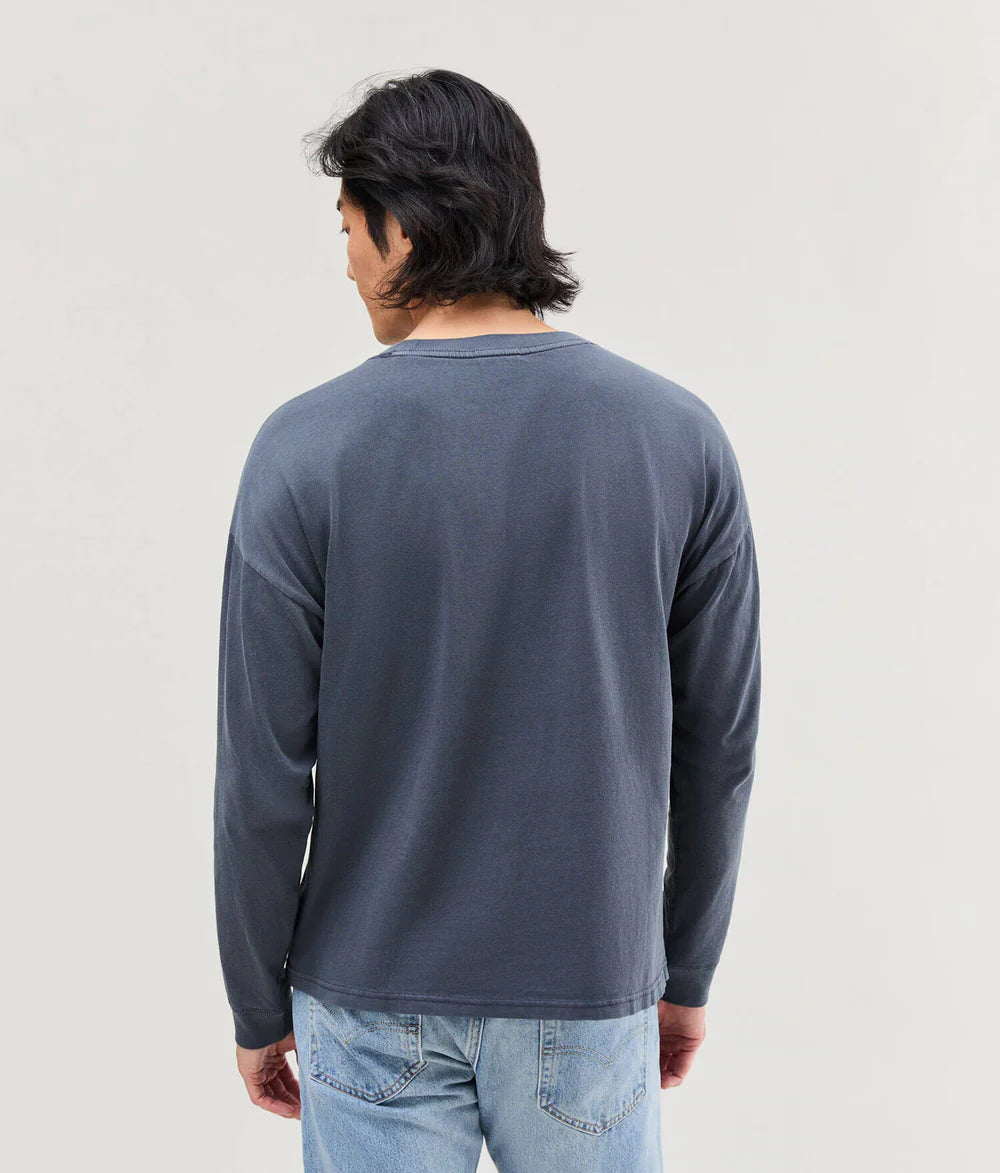 The Relaxed Long Sleeve Tee (Blue Steel)