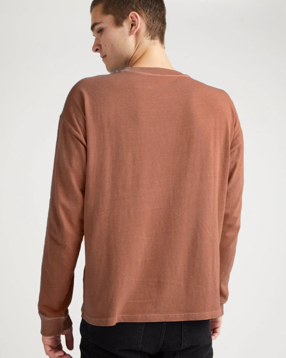 The Relaxed Long Sleeve Tee (Latte)