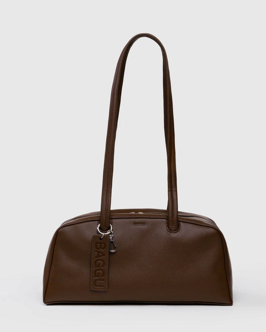 Recycled Leather Bowler Bag
