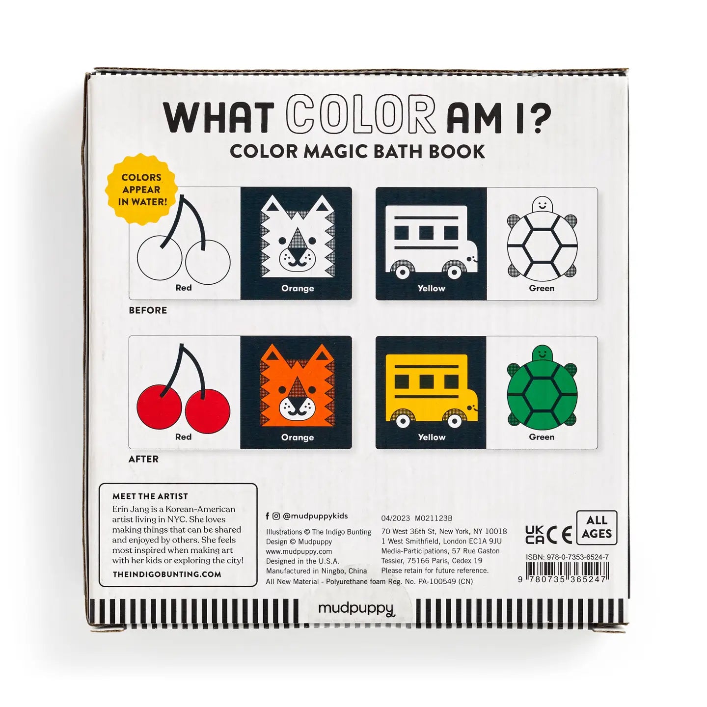 What Color Am I? Color Magic Bath Book