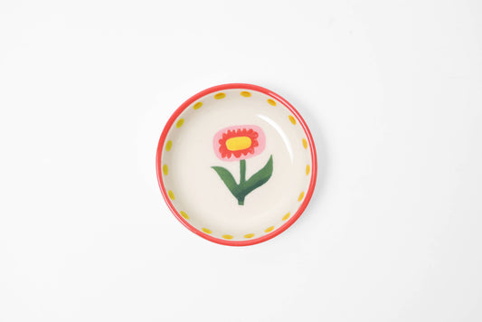 Small Sunflower Trinket Tray-Ceramic Tasting Bowl-Pinch bowl