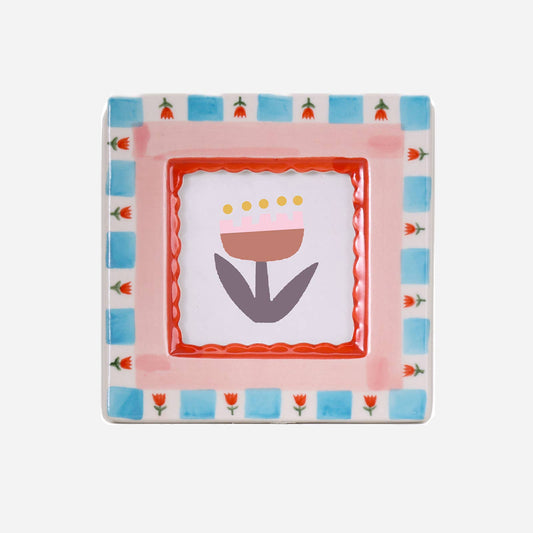 Hand-painted Ceramic Photo Frame