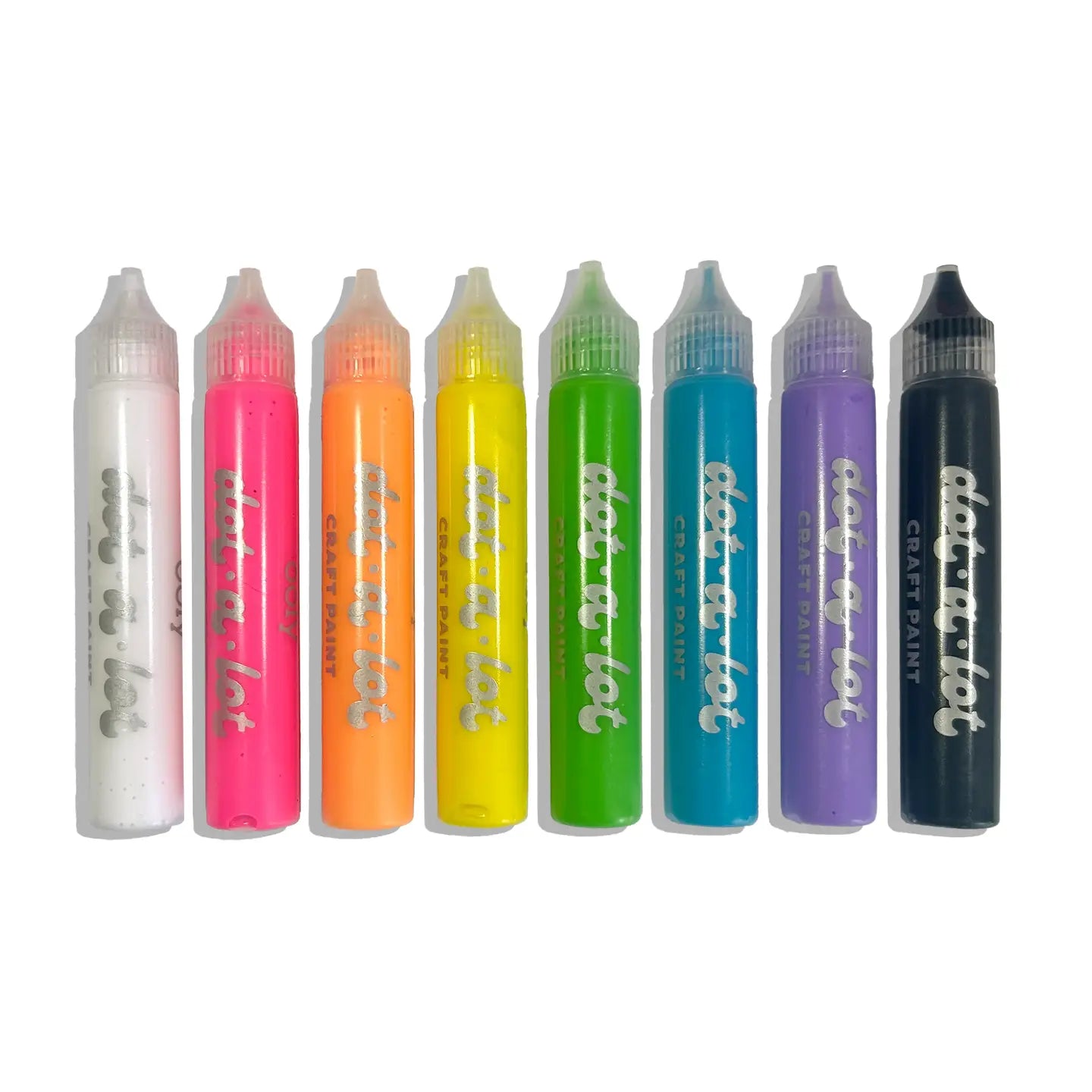 Dot-A-Lot: Dimensional Craft Paint - Bright (Set of 8)
