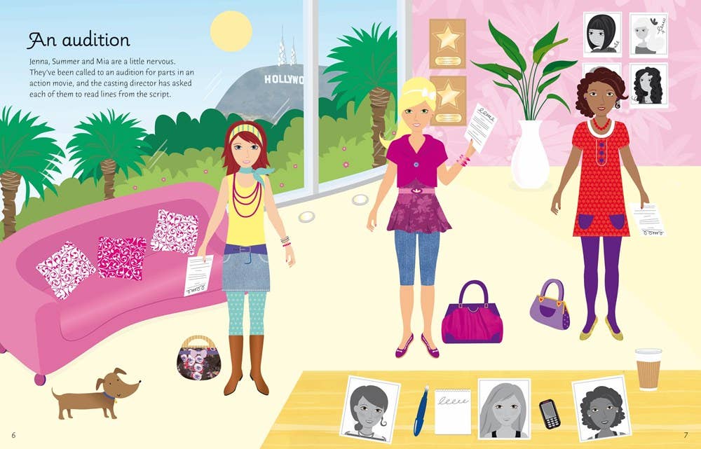 Sticker Dolly Dressing Movie Stars : Usborne