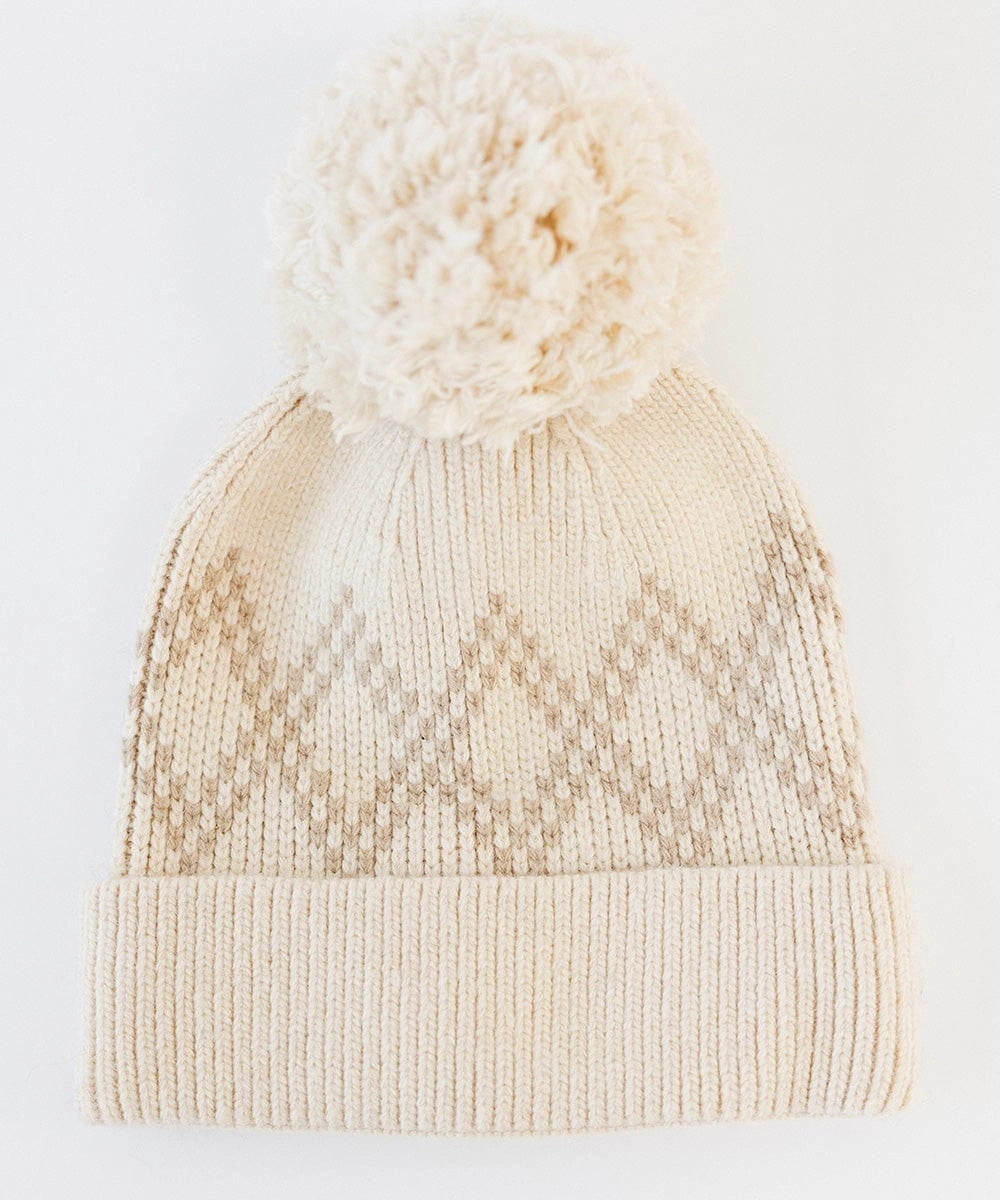 Elio Pom Beanie (Cream)
