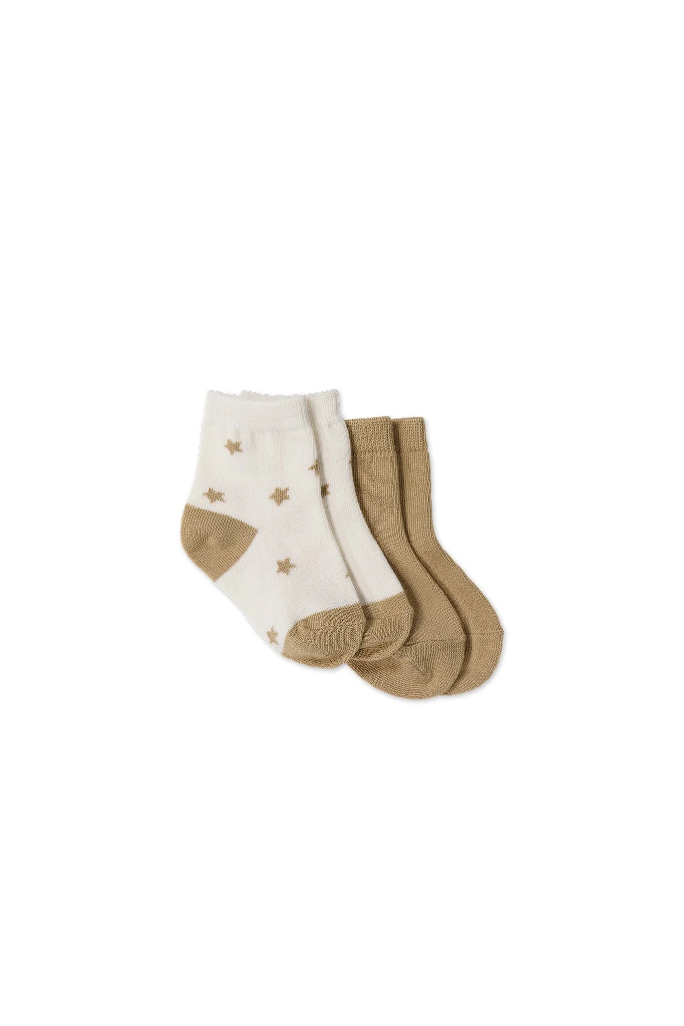 2PK Sock - Twinkle Toes / Cocoa