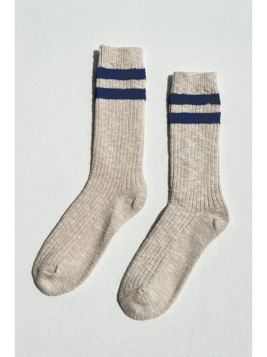 Cottage Varsity Socks (Oatmeal Varsity)