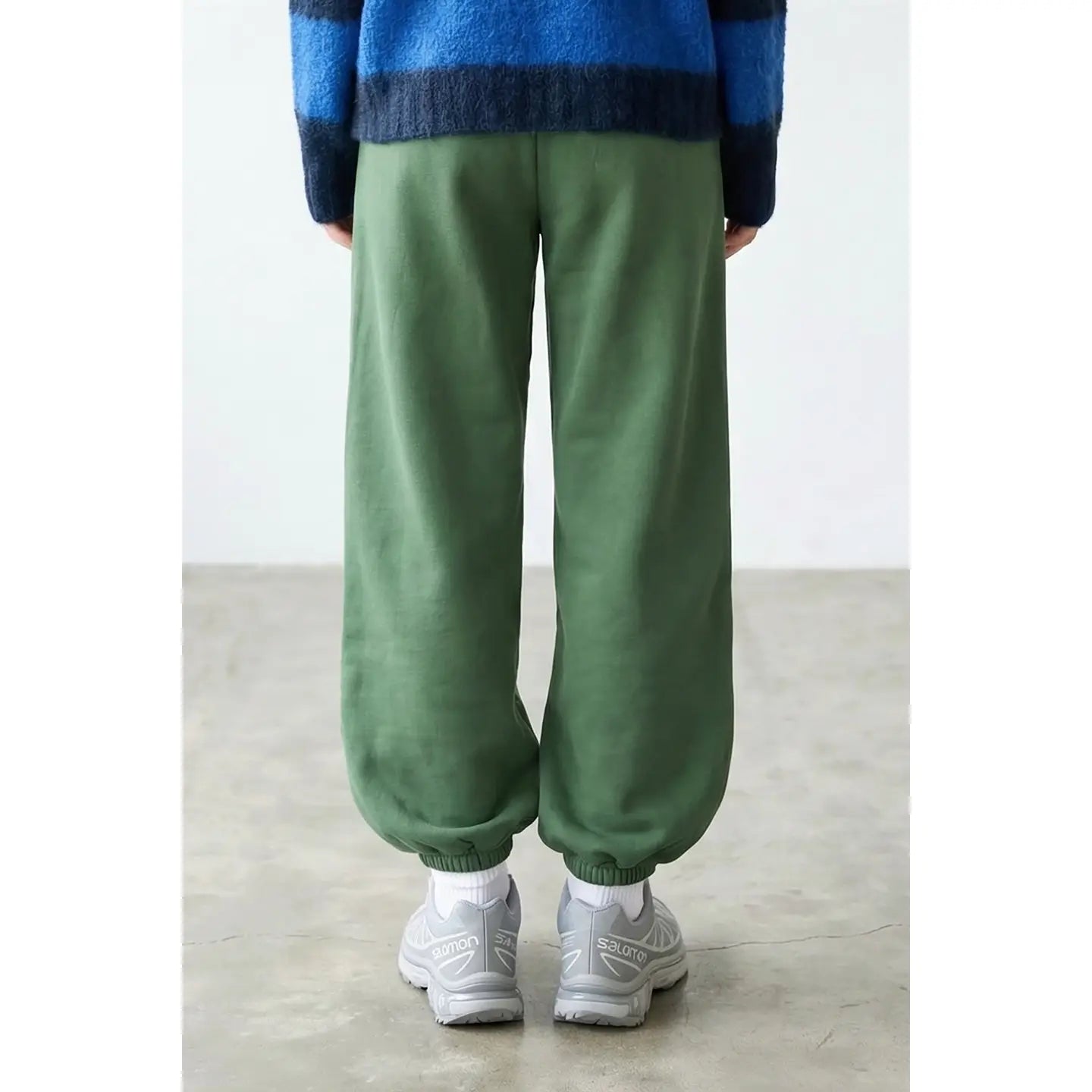 Pre Shrunk Soft Cotton Terry Wide Jogger Pants