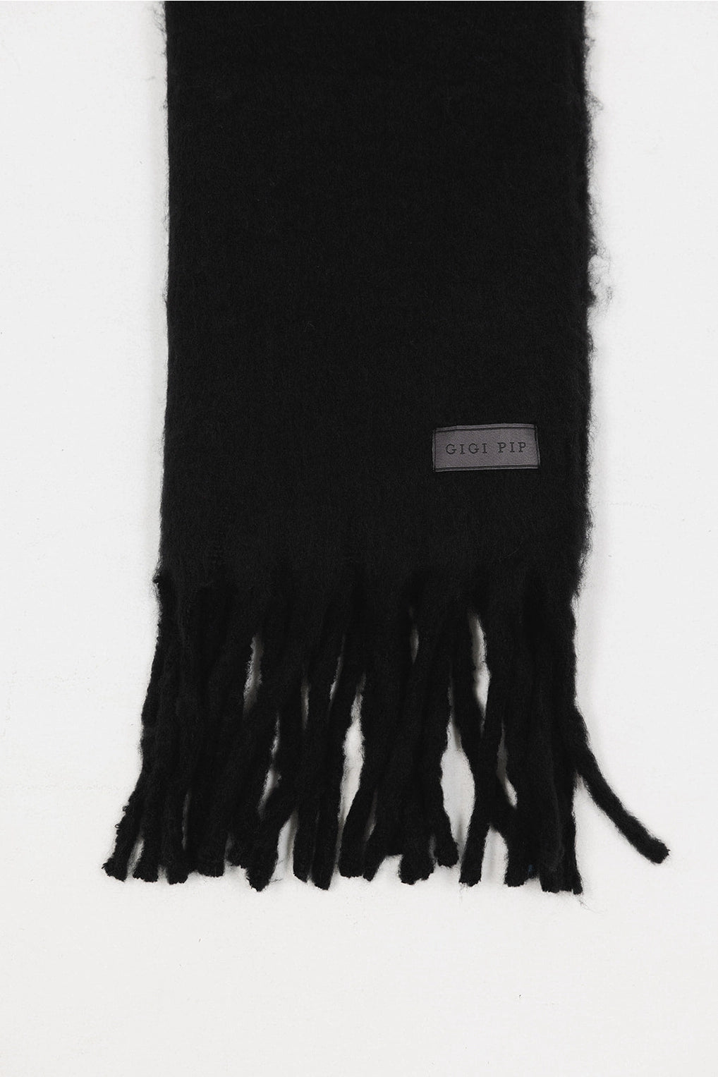 Mik Oversized Scarf (Black)