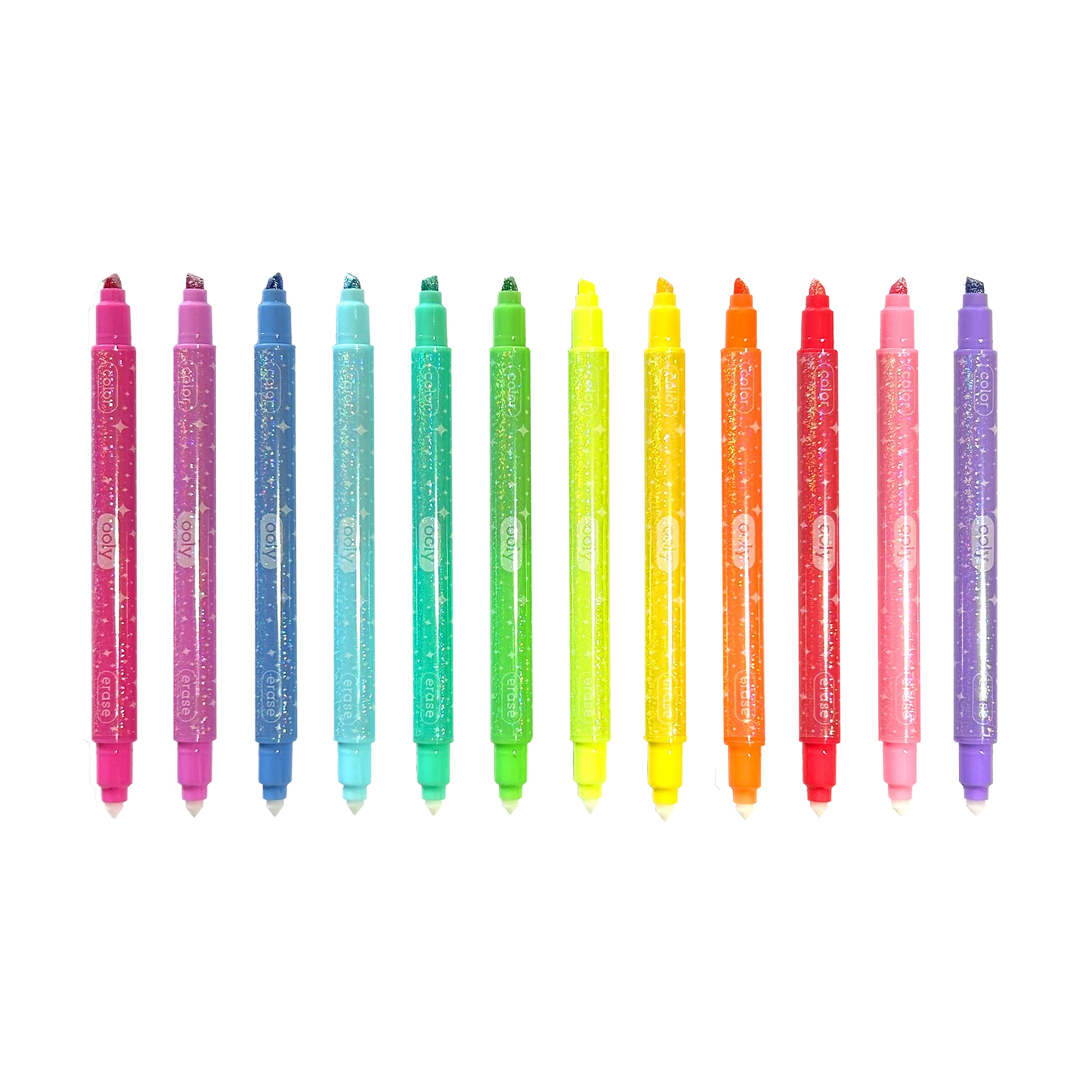 Make No Mistake!: Glittery Erasable Markers (Set of 12)