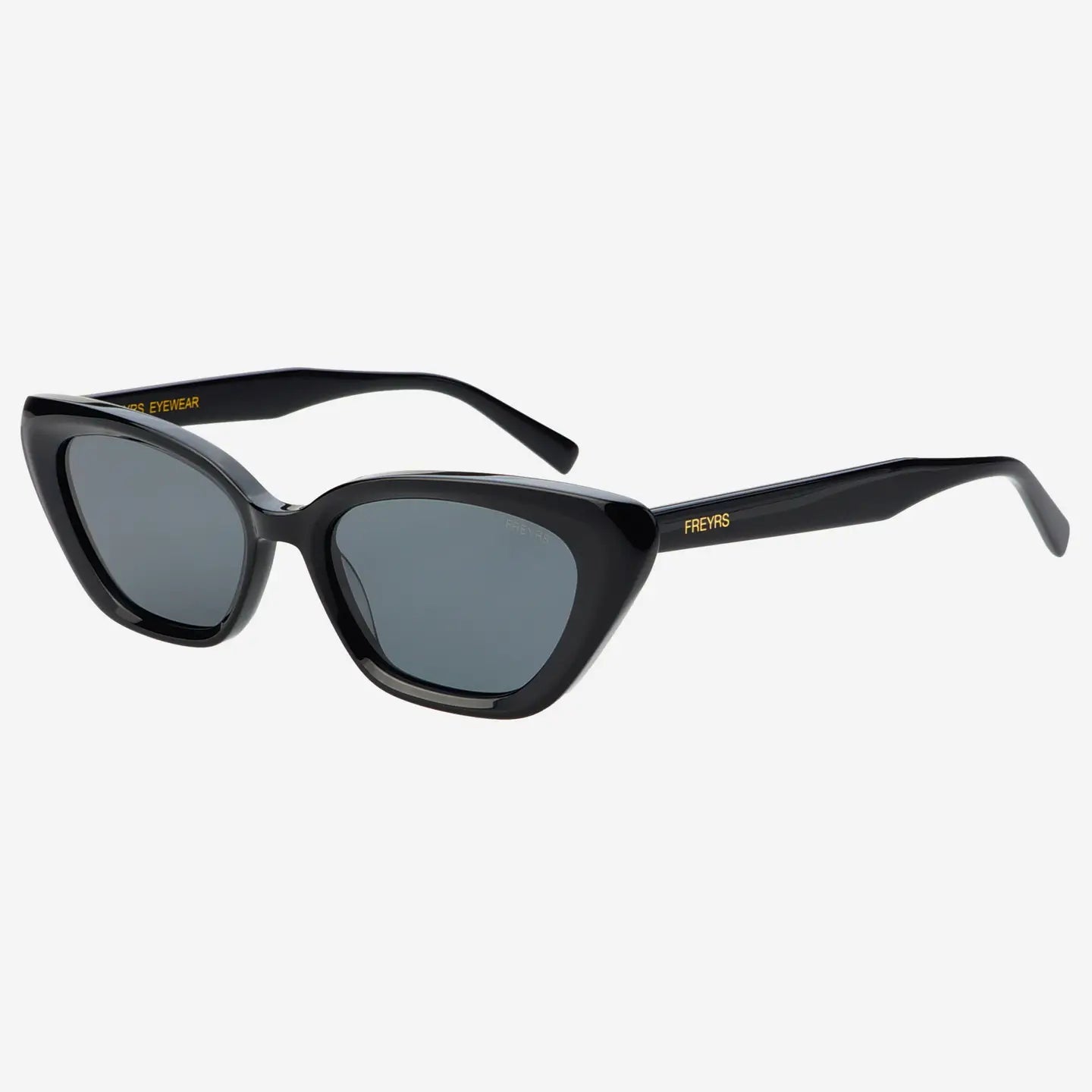Mia Acetate Cat Eye Womens Sunglasses (Black)