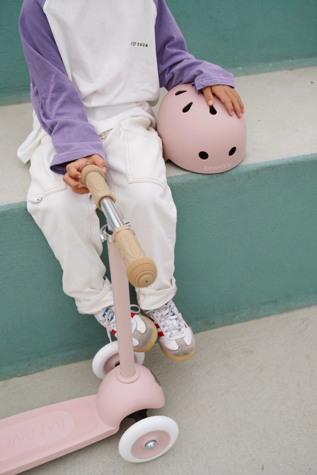 Banwood Eco Helmet - Dusty Rose (50-54 cm)