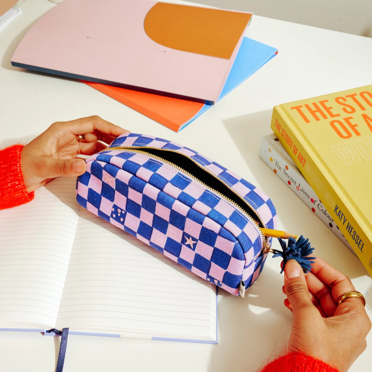 Pencil Case - Checkerboard