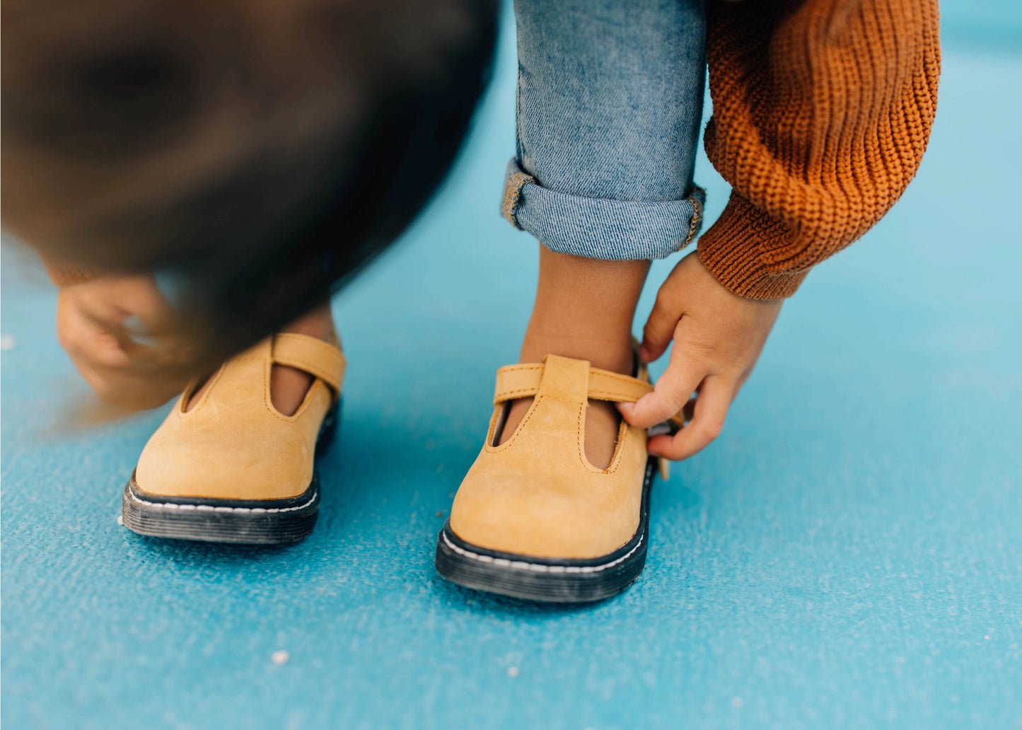 Lug Sole Mary Jane | Natural