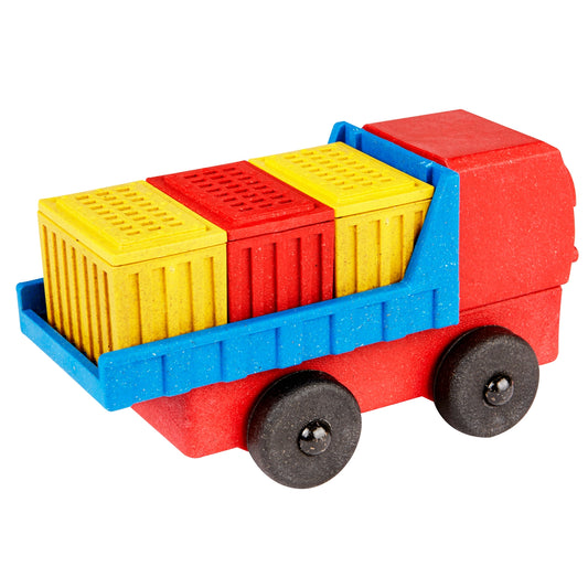 Cargo Truck Toy Red Puzzle Toy