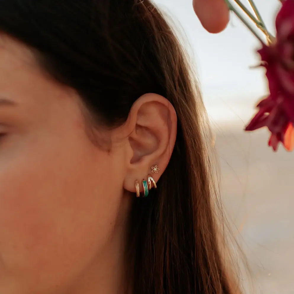 Az Turquoise Hoops