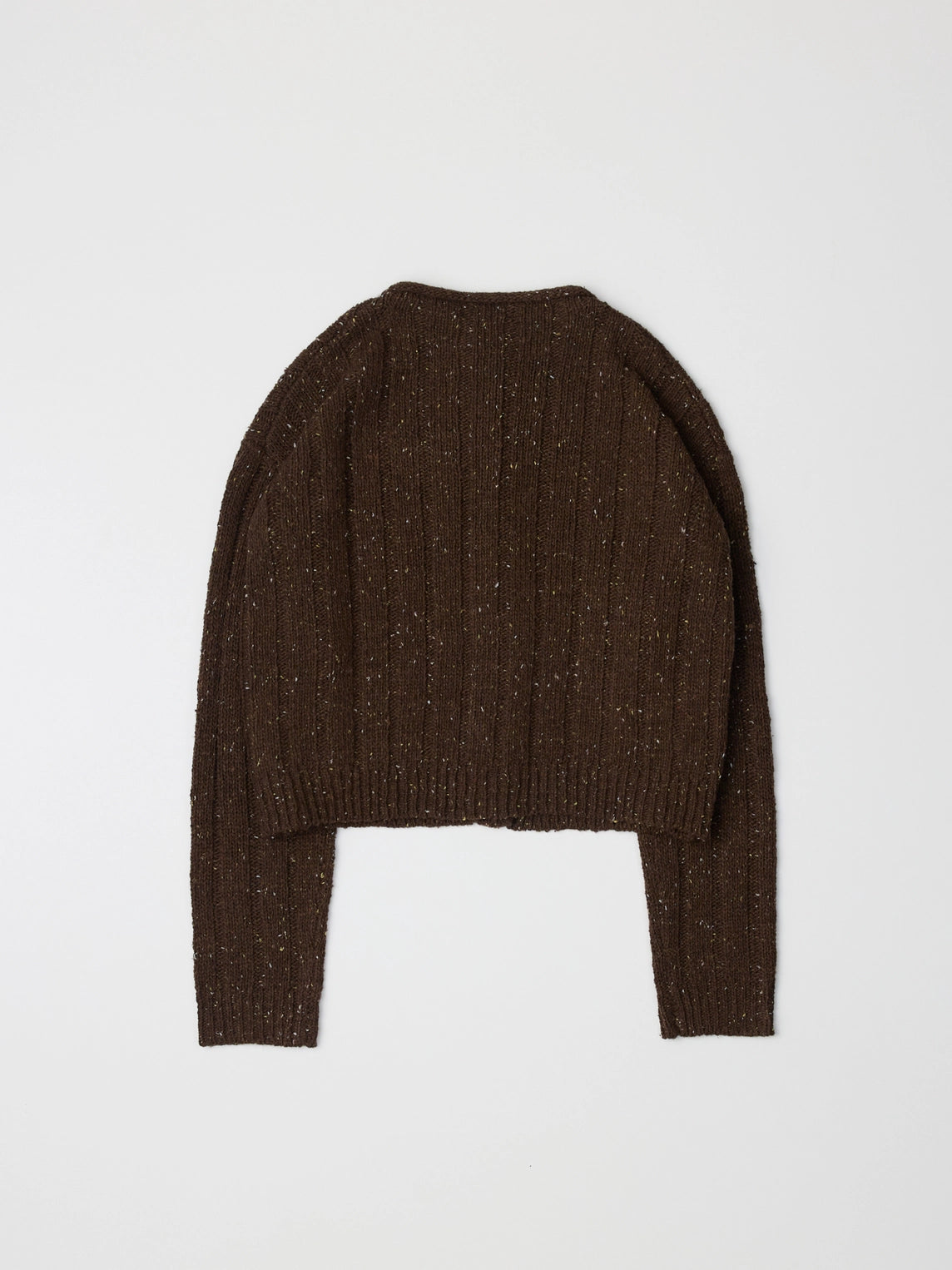 The Theodora Cardigan | Chunky Ribbed Cardigan - Brown