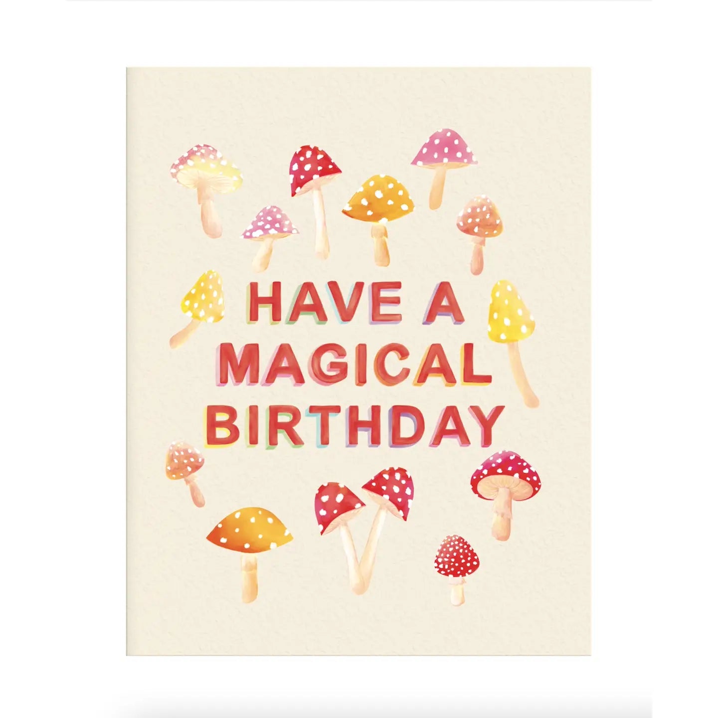 Magic Mushrooms Birthday Card