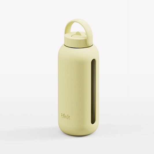 Big Bottle With Straw Cap (Butter)
